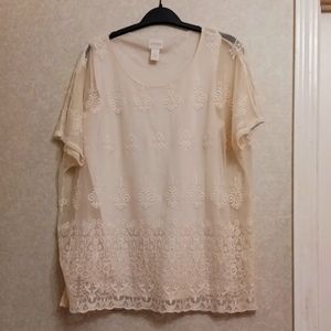 Chico's Lace Blouse